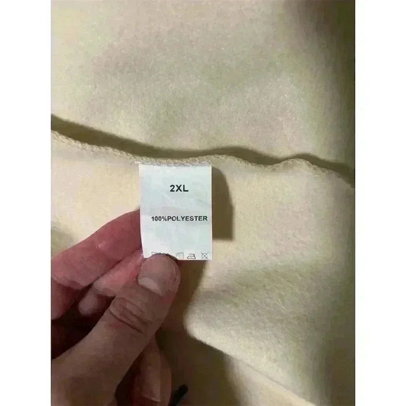 Yitemei Women's 2XL White Peplum Overcoat Stand Collar Ruffle Hem - Picture 7 of 12